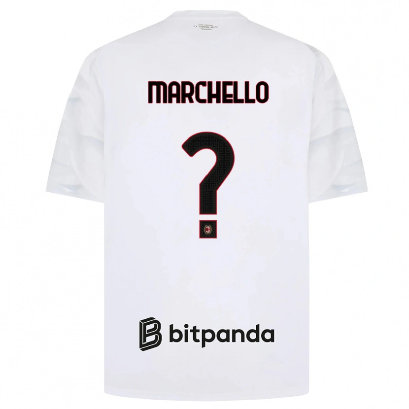 Danxen Kid Federico Marchello #0 White Red Black Away Jersey 2026/27 T-Shirt