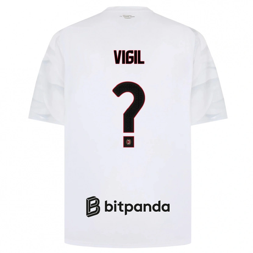 Danxen Kid Christian Vigil #0 White Red Black Away Jersey 2026/27 T-Shirt