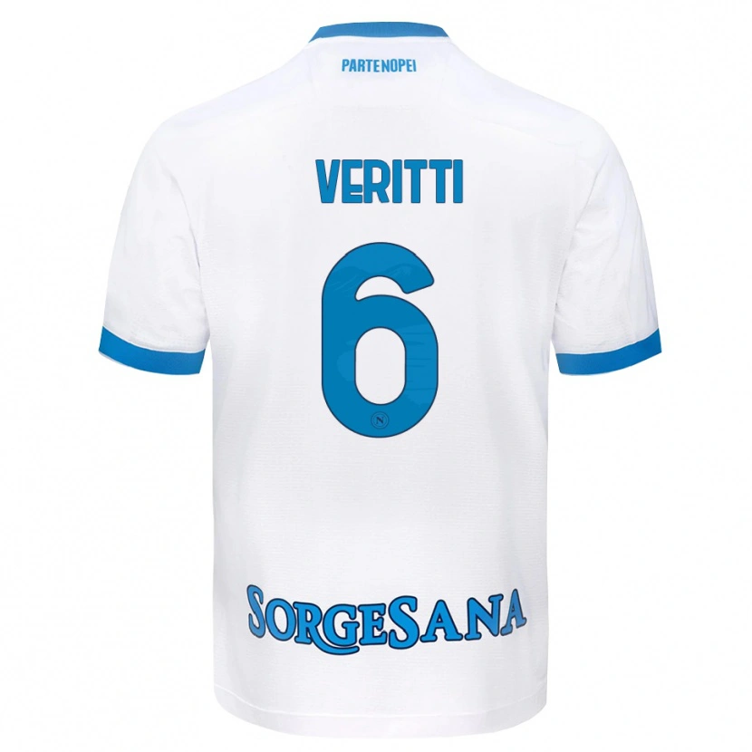 Danxen Kid Federica Veritti #6 White Sky Blue Away Jersey 2026/27 T-Shirt