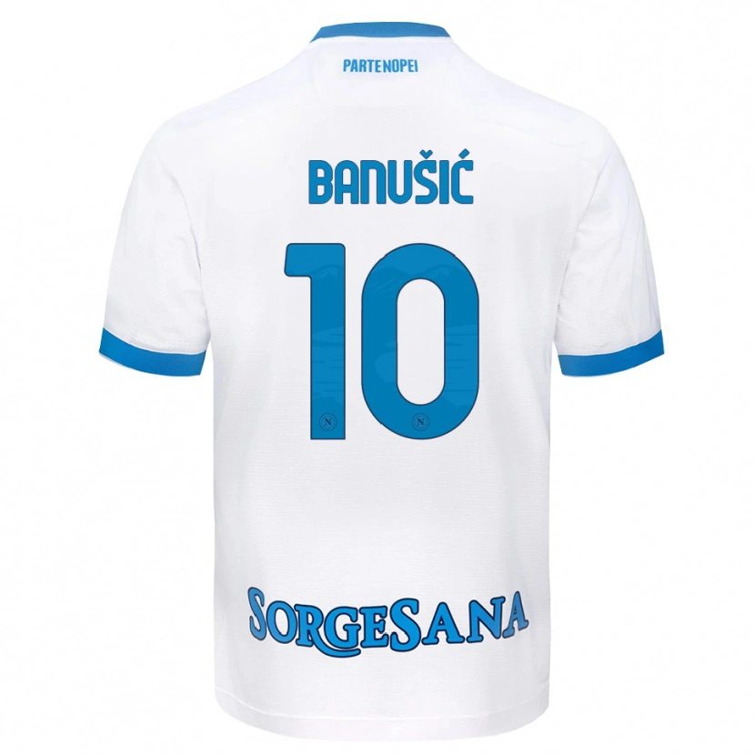 Danxen Kid Marija Maredinho Banušić #10 White Sky Blue Away Jersey 2026/27 T-Shirt