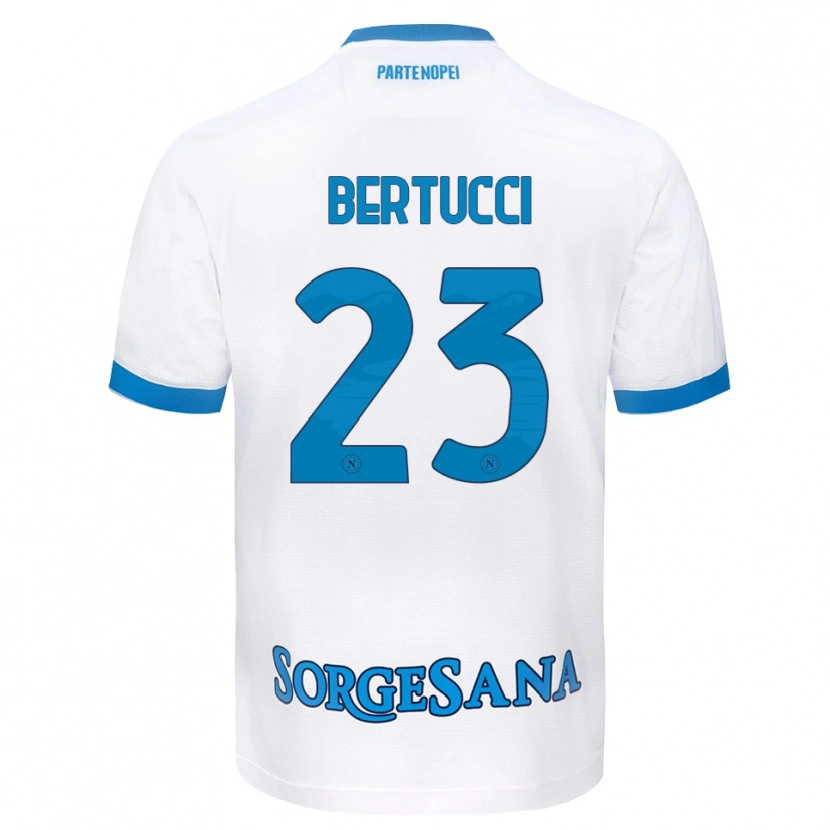 Danxen Kid Sofia Bertucci #23 White Sky Blue Away Jersey 2026/27 T-Shirt