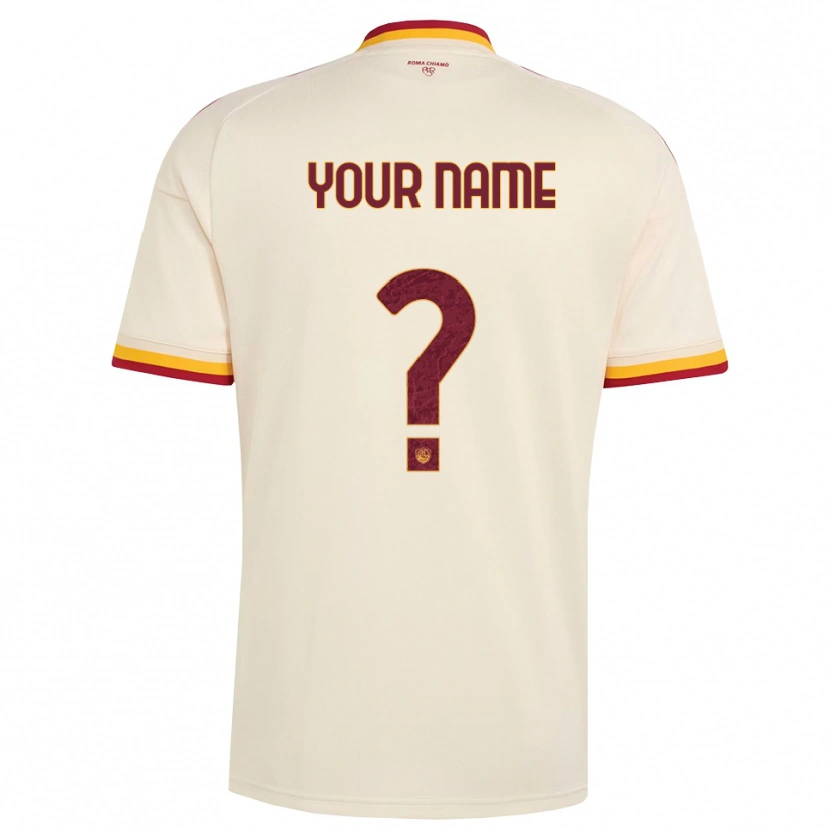 Danxen Kid Your Name #0 Champagne Red Yellow Away Jersey 2026/27 T-Shirt
