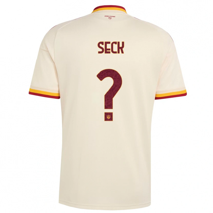 Danxen Kid Mohamed Seck #0 Champagne Red Yellow Away Jersey 2026/27 T-Shirt