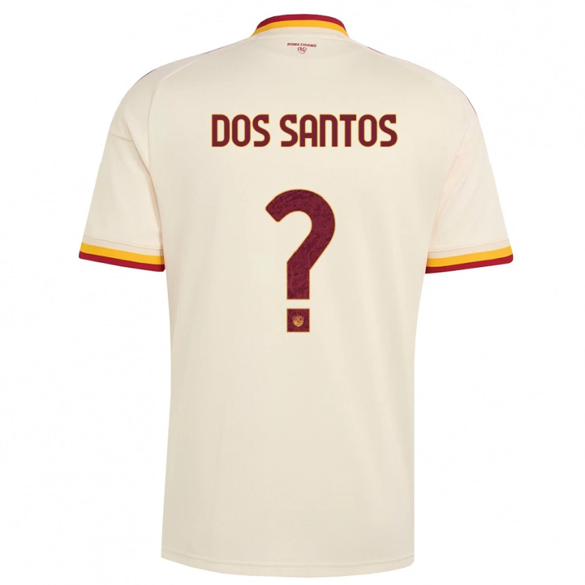 Danxen Kid Leandro Dos Santos #0 Champagne Red Yellow Away Jersey 2026/27 T-Shirt