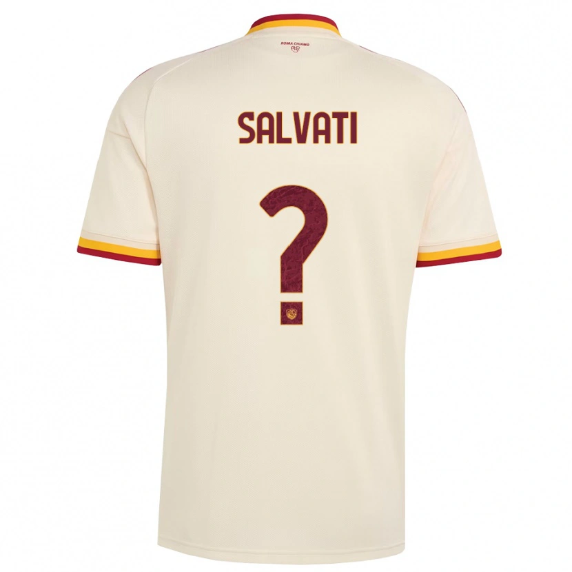Danxen Kid Manuel Salvati #0 Champagne Red Yellow Away Jersey 2026/27 T-Shirt