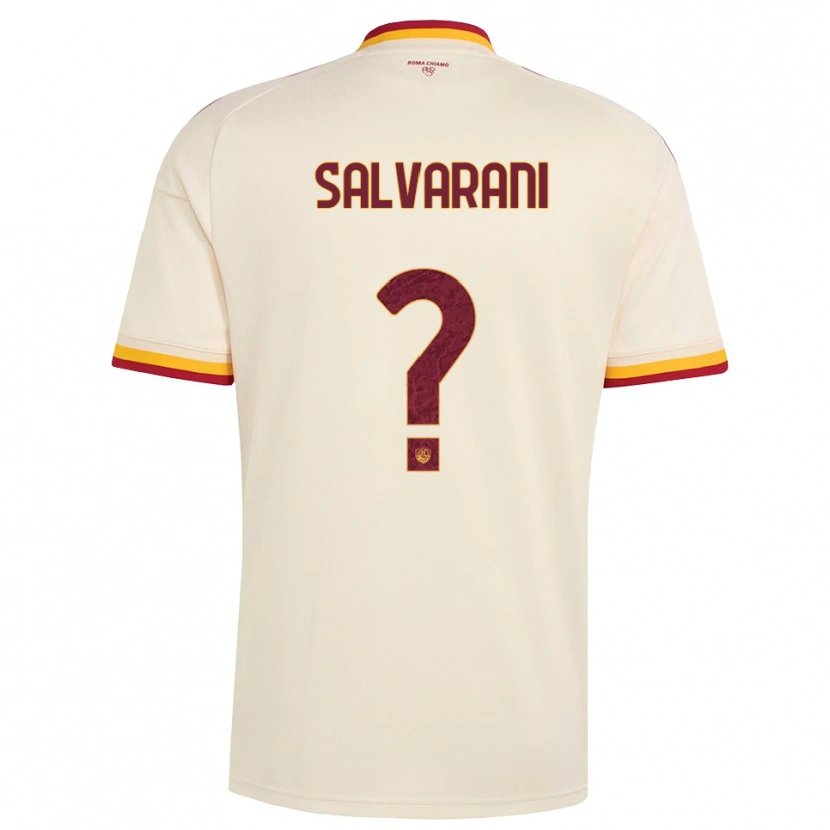 Danxen Kid Mattia Salvarani #0 Champagne Red Yellow Away Jersey 2026/27 T-Shirt