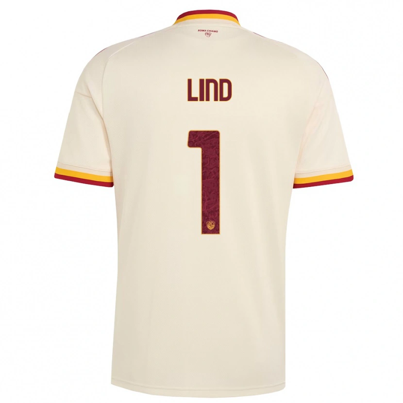 Danxen Kid Emma Lind #1 Champagne Red Yellow Away Jersey 2026/27 T-Shirt