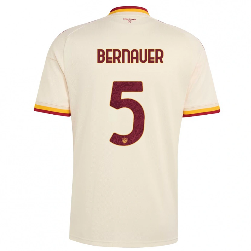 Danxen Kid Vanessa Bernauer #5 Champagne Red Yellow Away Jersey 2026/27 T-Shirt