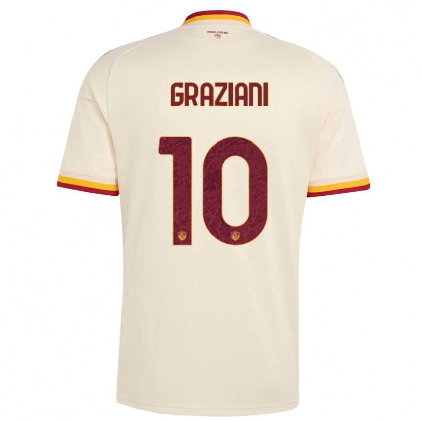 Danxen Kid Leonardo Graziani #10 Champagne Red Yellow Away Jersey 2026/27 T-Shirt