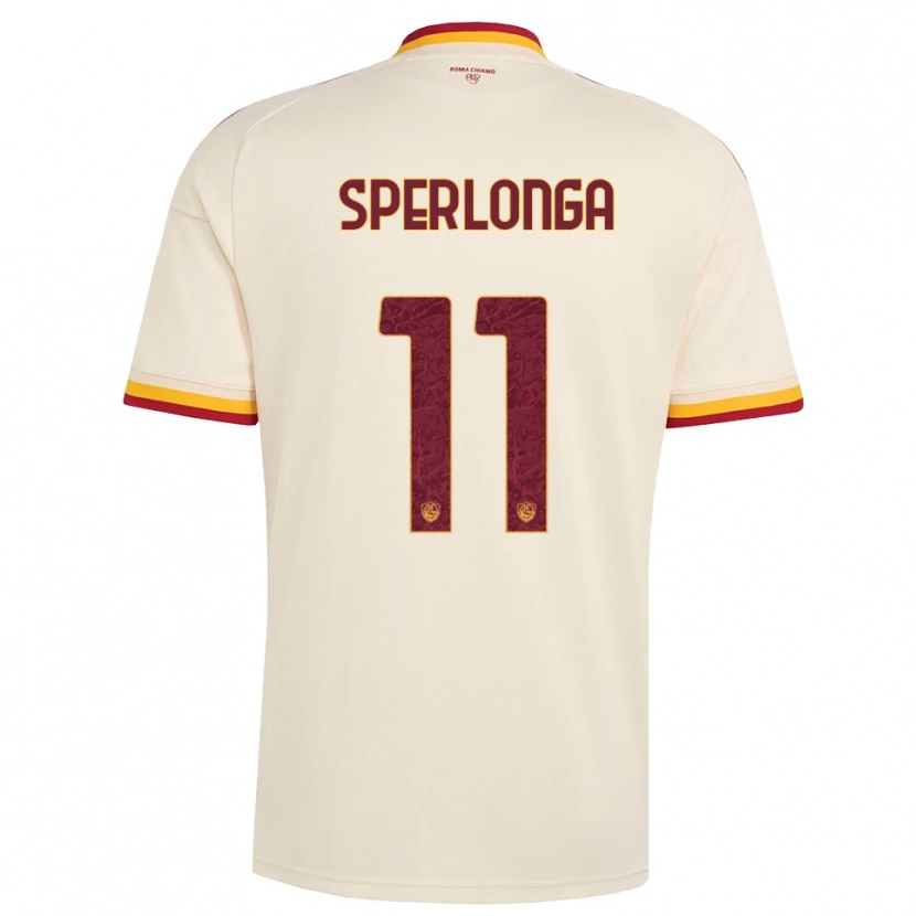 Danxen Kid Omar Sperlonga #11 Champagne Red Yellow Away Jersey 2026/27 T-Shirt