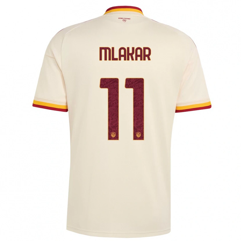 Danxen Kid Luka Mlakar #11 Champagne Red Yellow Away Jersey 2026/27 T-Shirt