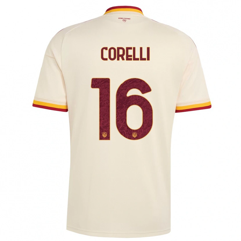 Danxen Kid Alice Corelli #16 Champagne Red Yellow Away Jersey 2026/27 T-Shirt