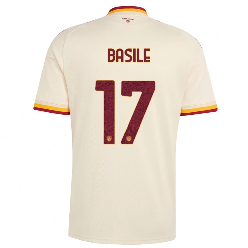 Danxen Kid Emmanuel Basile #17 Champagne Red Yellow Away Jersey 2026/27 T-Shirt