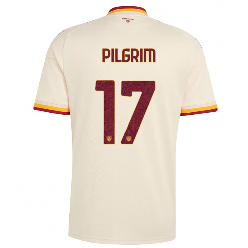Danxen Kid Alayah Pilgrim #17 Champagne Red Yellow Away Jersey 2026/27 T-Shirt
