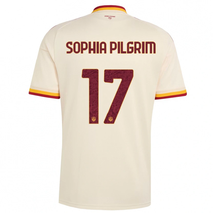 Danxen Kid Alayah Sophia Pilgrim #17 Champagne Red Yellow Away Jersey 2026/27 T-Shirt