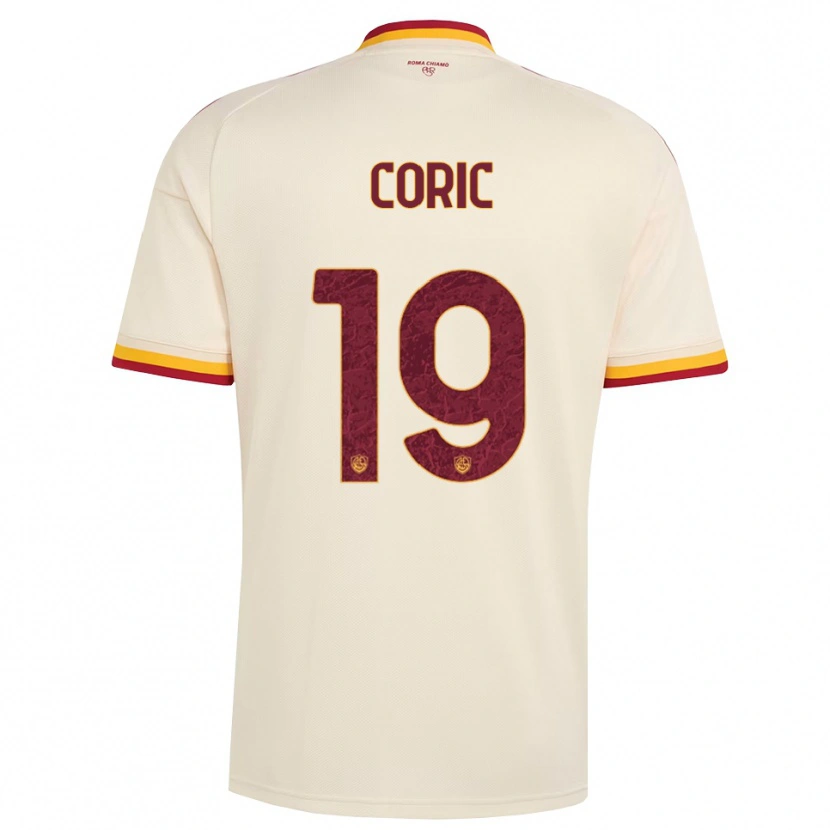 Danxen Kid Ante Coric #19 Champagne Red Yellow Away Jersey 2026/27 T-Shirt