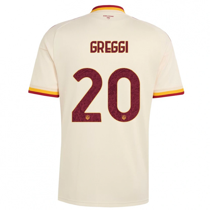 Danxen Kid Giada Greggi #20 Champagne Red Yellow Away Jersey 2026/27 T-Shirt
