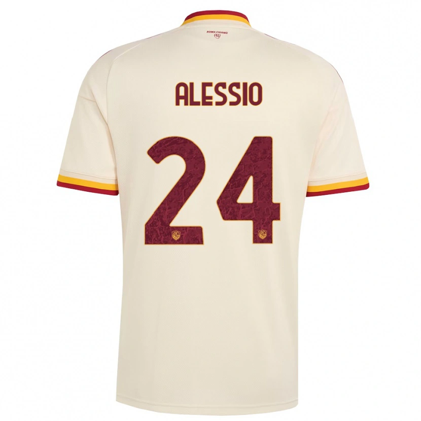 Danxen Kid Filippo Alessio #24 Champagne Red Yellow Away Jersey 2026/27 T-Shirt