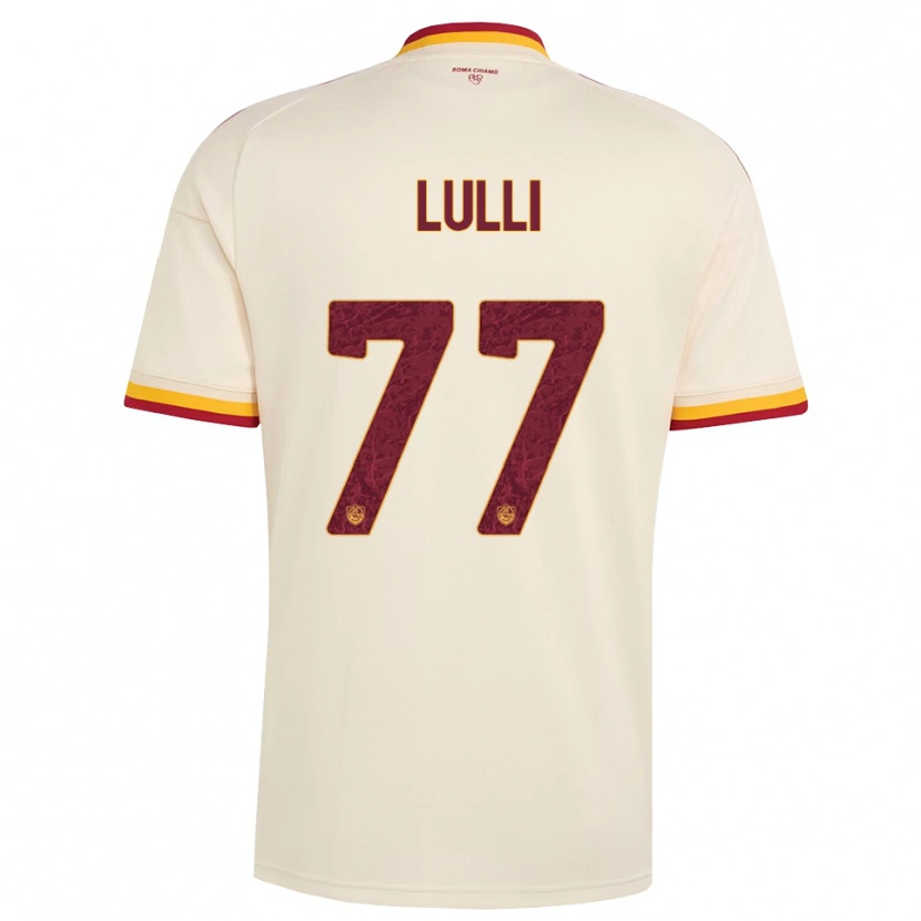Danxen Kid Emanuele Lulli #77 Champagne Red Yellow Away Jersey 2026/27 T-Shirt