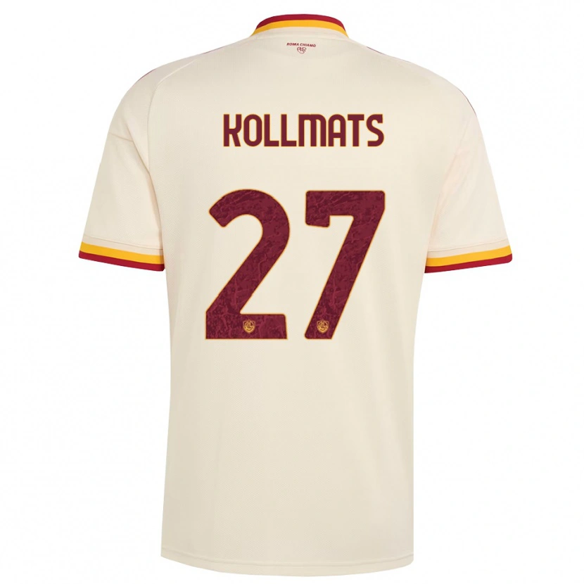 Danxen Kid Beata Kollmats #27 Champagne Red Yellow Away Jersey 2026/27 T-Shirt
