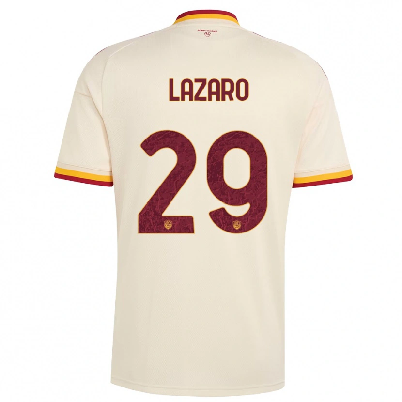 Danxen Kid Paloma Lazaro #29 Champagne Red Yellow Away Jersey 2026/27 T-Shirt