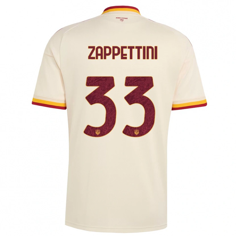 Danxen Kid Sara Zappettini #33 Champagne Red Yellow Away Jersey 2026/27 T-Shirt