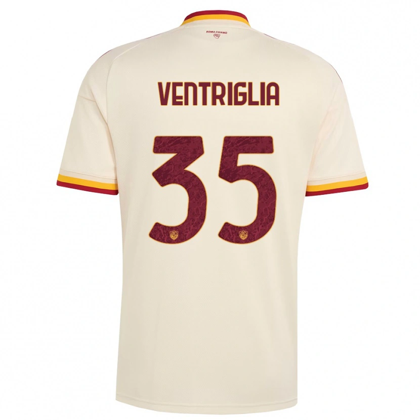 Danxen Kid Rosanna Ventriglia #35 Champagne Red Yellow Away Jersey 2026/27 T-Shirt