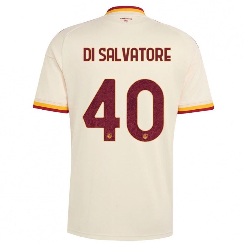 Danxen Kid Diego Di Salvatore #40 Champagne Red Yellow Away Jersey 2026/27 T-Shirt