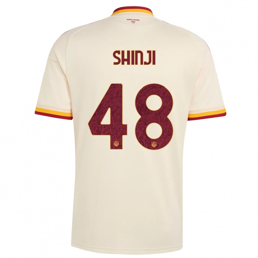 Danxen Kid Shin-Ji Kim #48 Champagne Red Yellow Away Jersey 2026/27 T-Shirt
