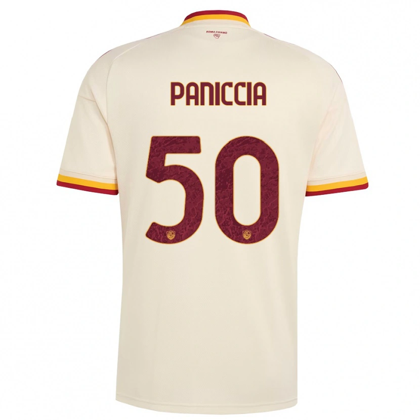 Danxen Kid Martina Paniccia #50 Champagne Red Yellow Away Jersey 2026/27 T-Shirt