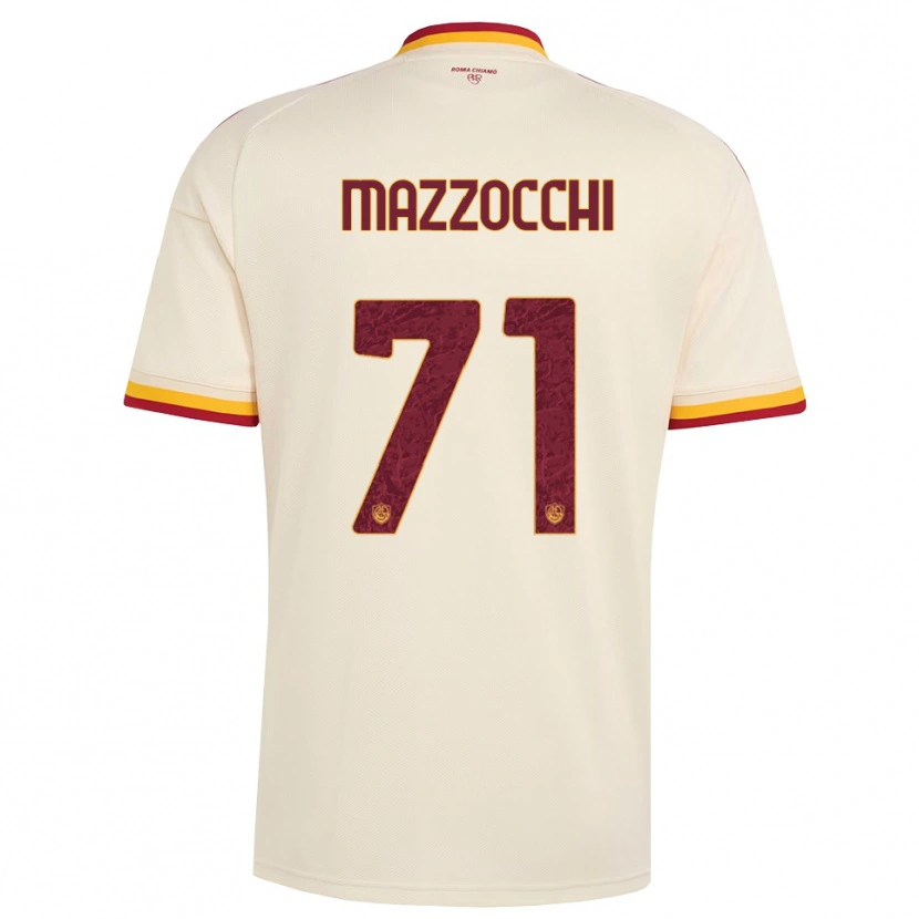 Danxen Kid Giulia Mazzocchi #71 Champagne Red Yellow Away Jersey 2026/27 T-Shirt
