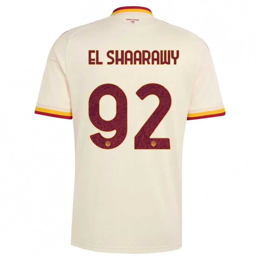 Danxen Kid Stephan El Shaarawy #92 Champagne Red Yellow Away Jersey 2026/27 T-Shirt