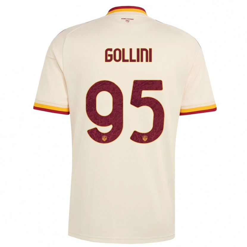 Danxen Kid Pierluigi Gollini #95 Champagne Red Yellow Away Jersey 2026/27 T-Shirt
