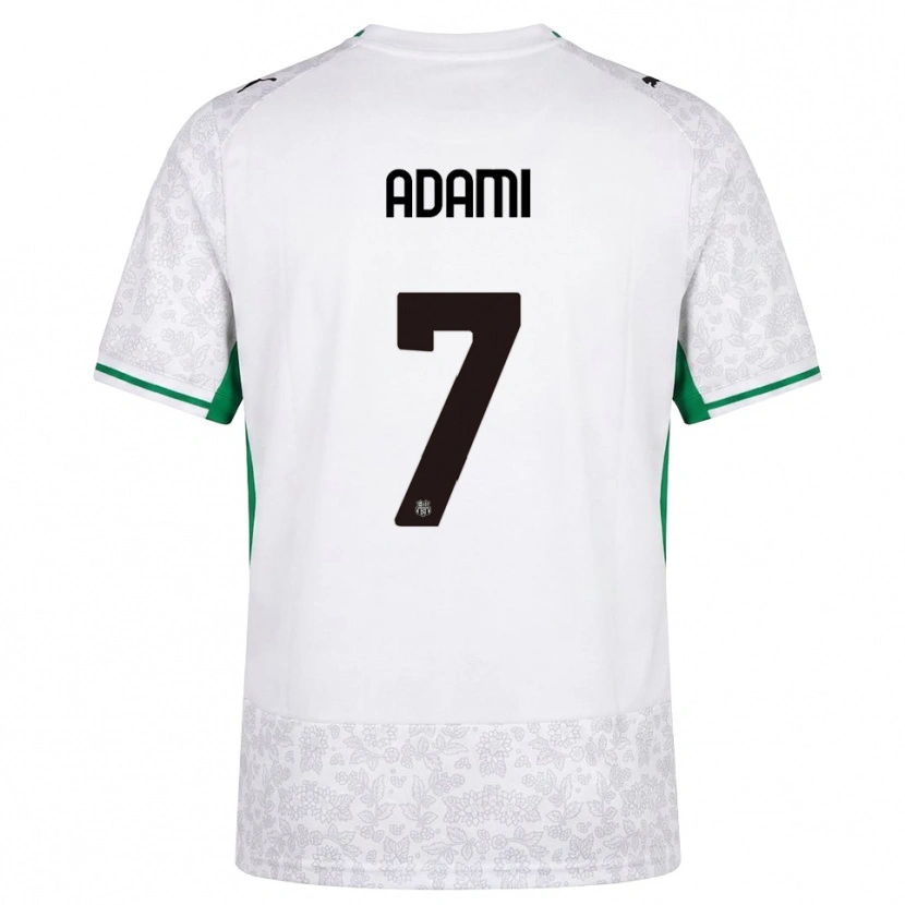 Danxen Kid Greta Adami #7 White Black Green Away Jersey 2026/27 T-Shirt