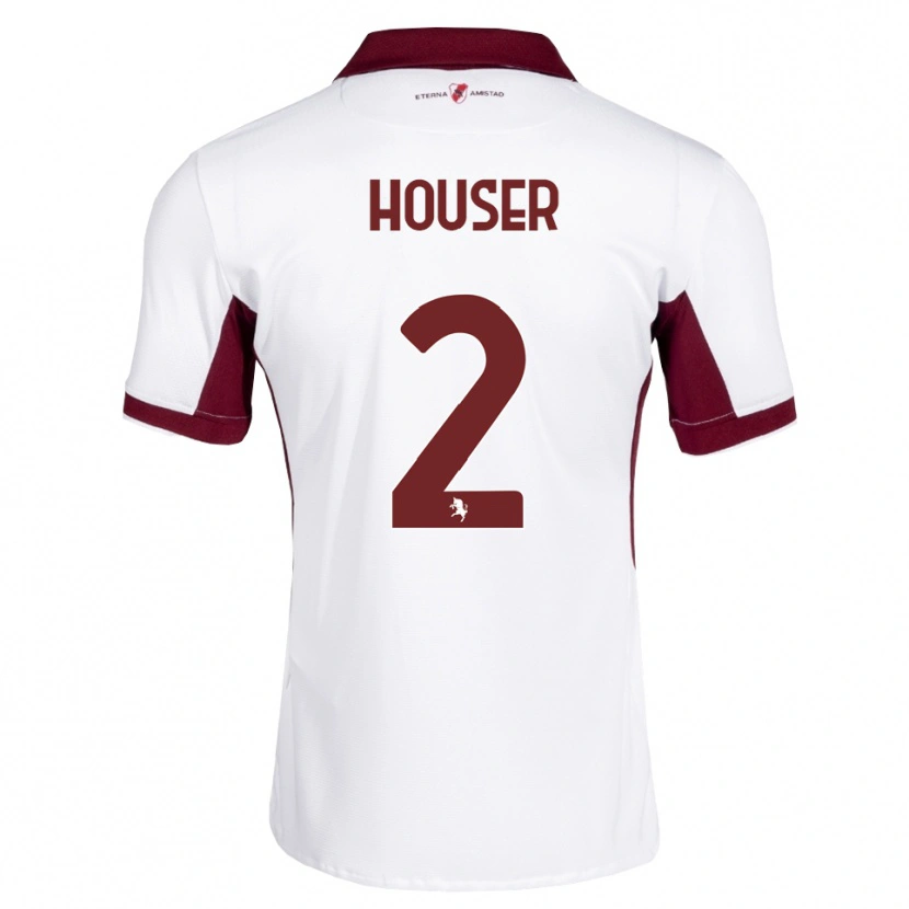 Danxen Kid Matej Houser #2 Burgundy White Red Away Jersey 2026/27 T-Shirt