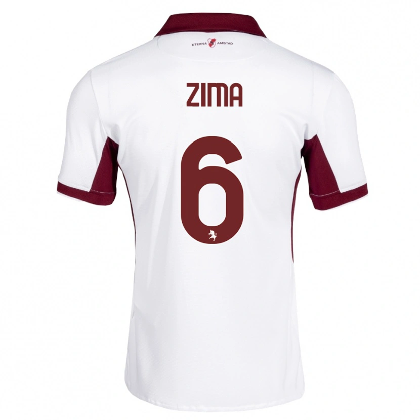 Danxen Kid David Zima #6 Burgundy White Red Away Jersey 2026/27 T-Shirt
