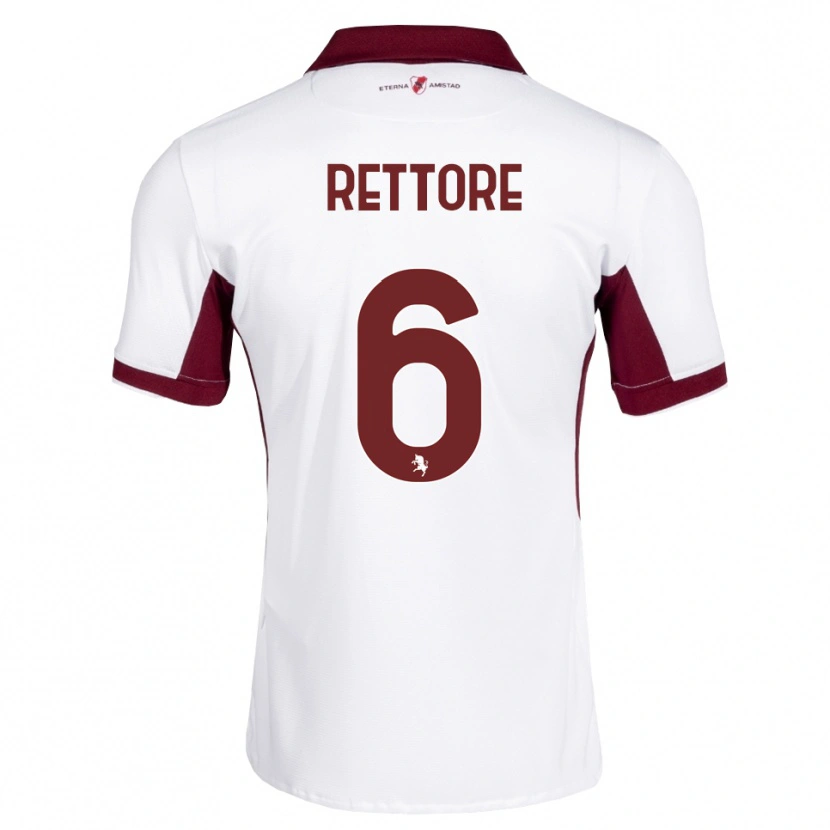 Danxen Kid Mirko Rettore #6 Burgundy White Red Away Jersey 2026/27 T-Shirt