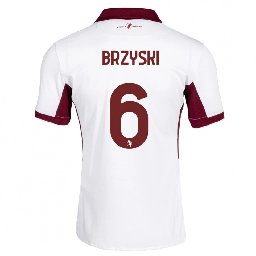 Danxen Kid Igor Brzyski #6 Burgundy White Red Away Jersey 2026/27 T-Shirt