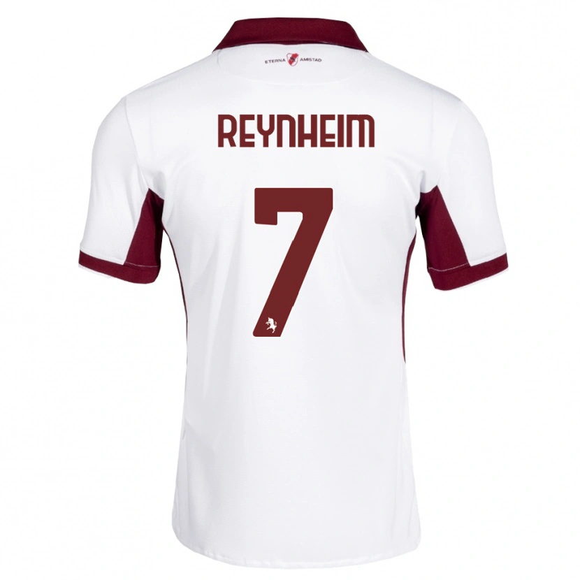 Danxen Kid Dávid Reynheim #7 Burgundy White Red Away Jersey 2026/27 T-Shirt