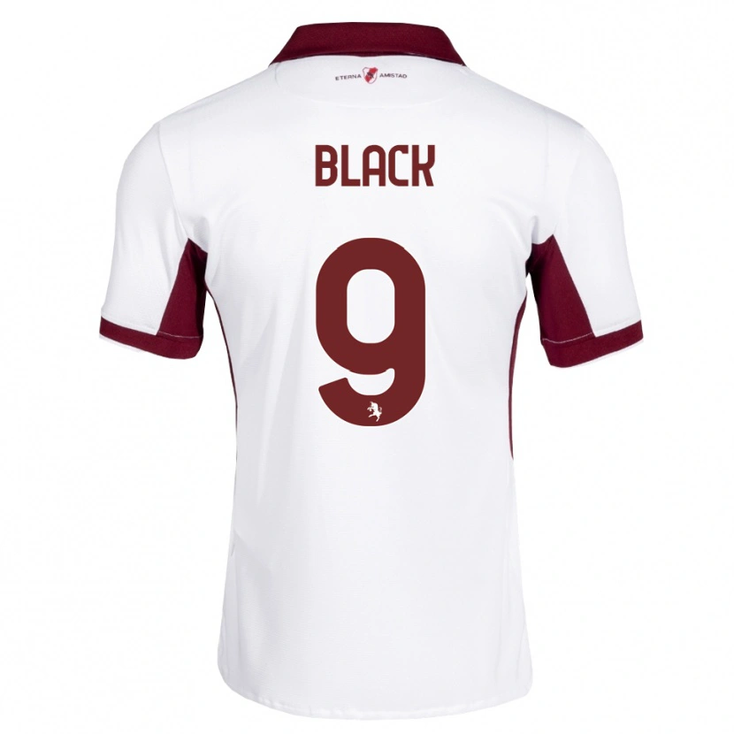 Danxen Kid Yahrell Black #9 Burgundy White Red Away Jersey 2026/27 T-Shirt