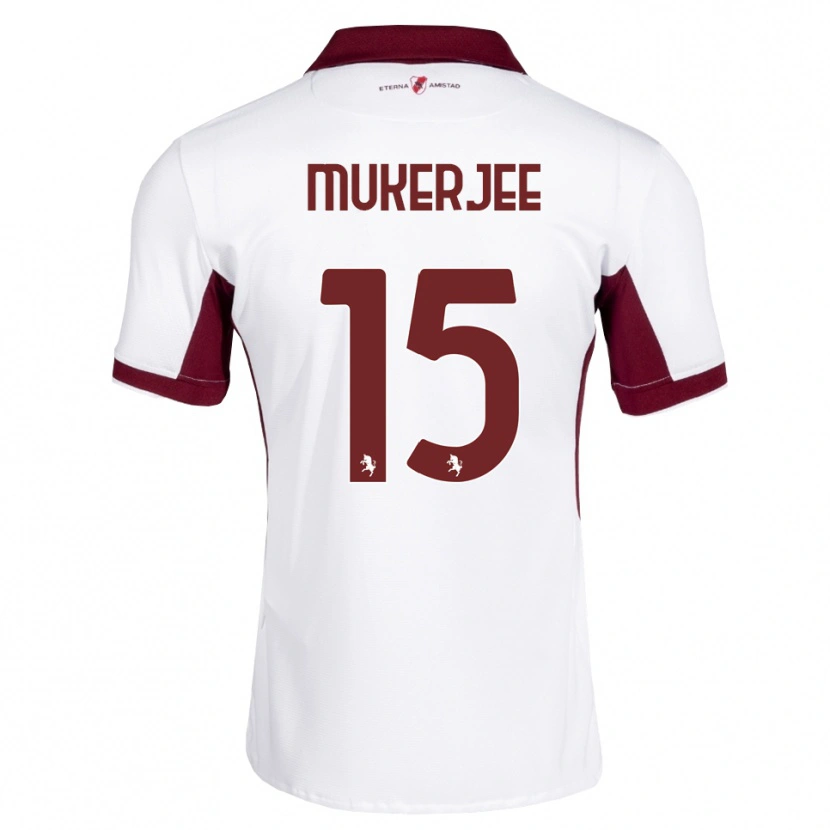 Danxen Kid Carlo Mukerjee #15 Burgundy White Red Away Jersey 2026/27 T-Shirt