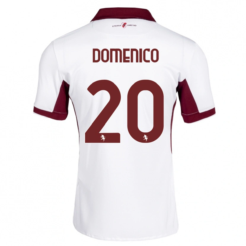 Danxen Kid Domenico Gai #20 Burgundy White Red Away Jersey 2026/27 T-Shirt