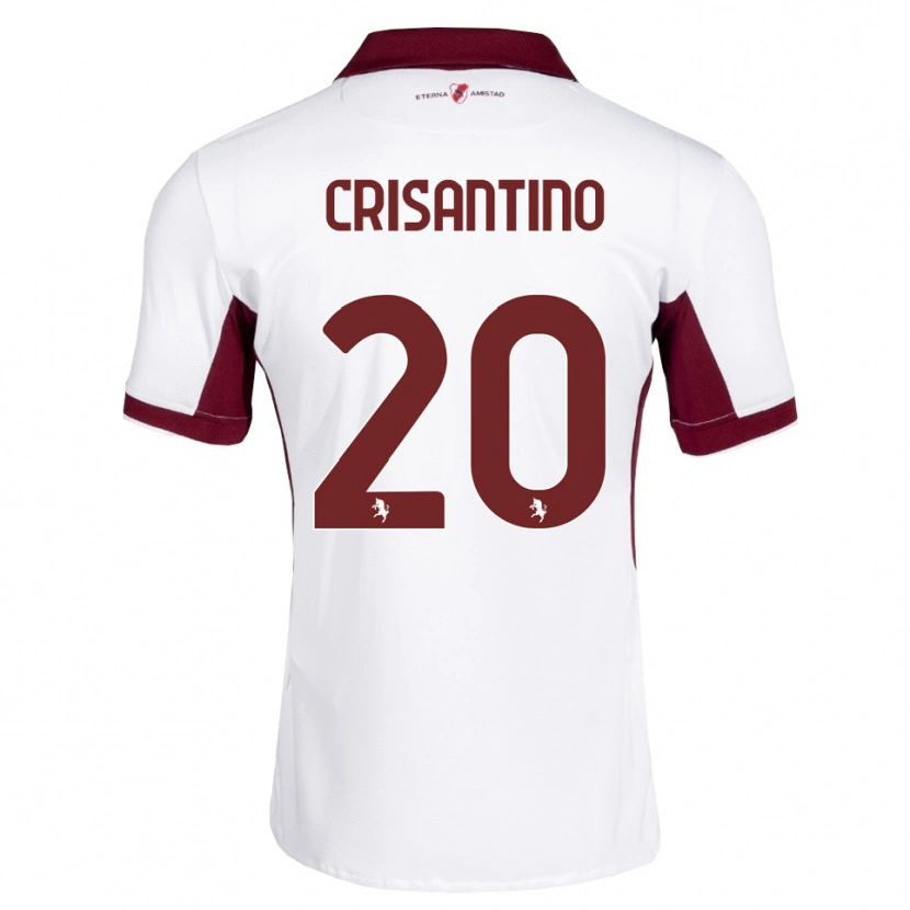 Danxen Kid Giulia Crisantino #20 Burgundy White Red Away Jersey 2026/27 T-Shirt