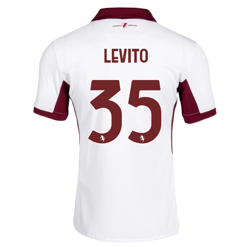 Danxen Kid Isabeau Levito #35 Burgundy White Red Away Jersey 2026/27 T-Shirt