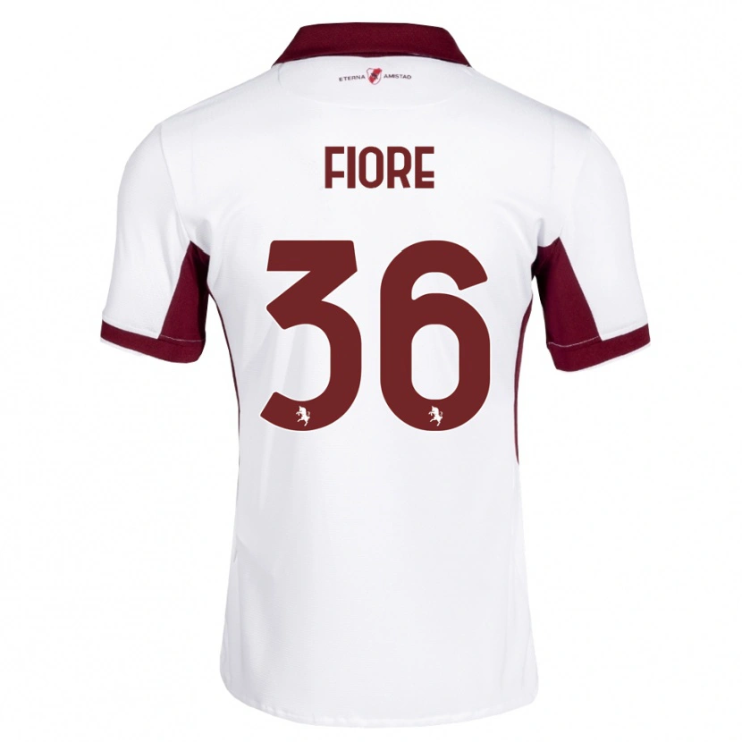Danxen Kid Jean Fiore #36 Burgundy White Red Away Jersey 2026/27 T-Shirt