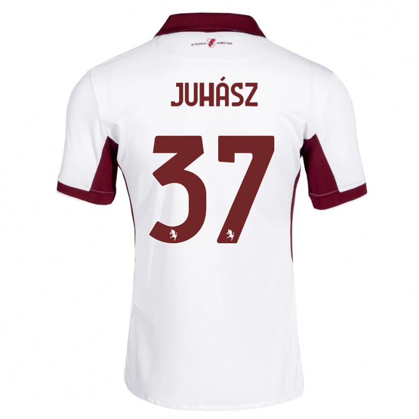 Danxen Kid Martin Juhász #37 Burgundy White Red Away Jersey 2026/27 T-Shirt