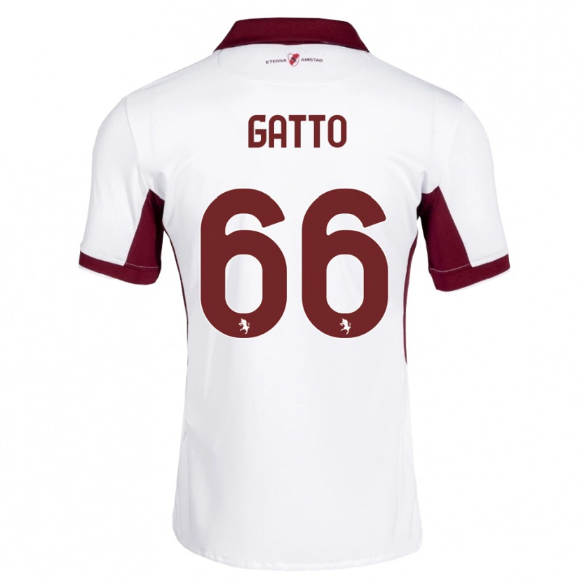 Danxen Kid Tommaso Gatto #66 Burgundy White Red Away Jersey 2026/27 T-Shirt