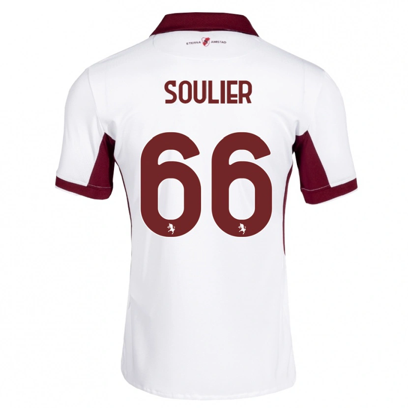 Danxen Kid Evan Soulier #66 Burgundy White Red Away Jersey 2026/27 T-Shirt