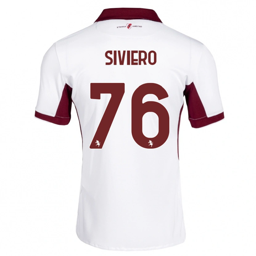 Danxen Kid Lapo Siviero #76 Burgundy White Red Away Jersey 2026/27 T-Shirt