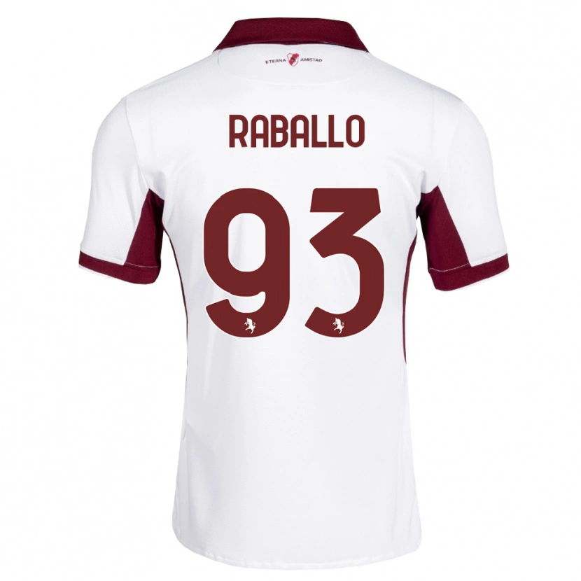Danxen Kid Alessio Raballo #93 Burgundy White Red Away Jersey 2026/27 T-Shirt